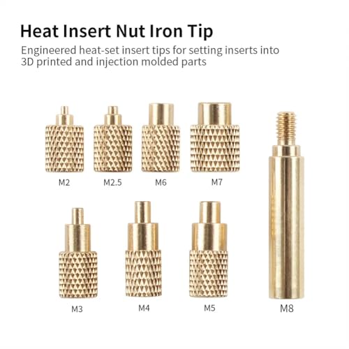 Inserts filetés laiton M2-M8 pour réparer et renforcer le plastique - 4