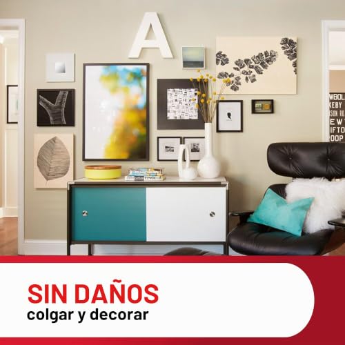 Kit para colgar cuadros 3M 17213ES multicolor con tiras adhesivas 7