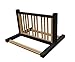 Vestil BR-P6-BK-CD Bike Rack Lightweight Compact, 6 Positions, Black/Cedar