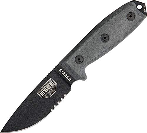 ESEE ES3SB-BRK Model 3 Part Serrated