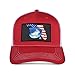 Winking Clam Outfitters Fishing Hats for Men Red Fishing Trucker Hat - with Changeable Patriotic Patches - Florida Peacock Bass, Florida Snook, WCO Logo