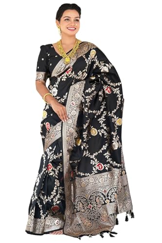 SGF11 Women's Kanjivaram Pure Soft Silk Designer Saree With Blouse Piece product image 7