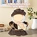 Clothes for Lububu 17cm Dolls(NO Doll) Doll Outfits Suit for Lububu Cute Stylish Dress Up Set for lububu Patterned Skirt with Top+Skirt+Hat+Scarf