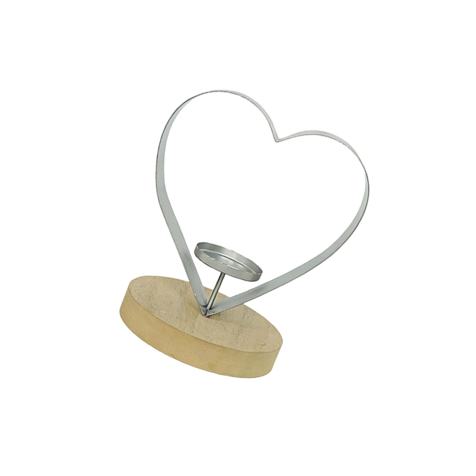 Jazuaiao Tealight Holders, Heart Shaped, Decorative Candlestick Holder for Wedding Anniversary Centerpieces Heart Shaped for Candlesticks