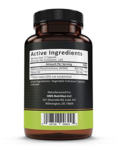 Hms Nutrition Hemp Oil Extract Supplements, Includes Omega 3, 6 And 9, Support Immune System And Digestive Health, Joint Support Supplement, Non-Gmo Vegan Pills, 6000Mg, 120 Veggie Capsules #TOP2