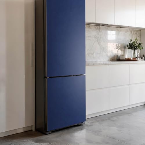 Vinilo para Frigorífico 60x180 cm Azul Marino Impermeable 4