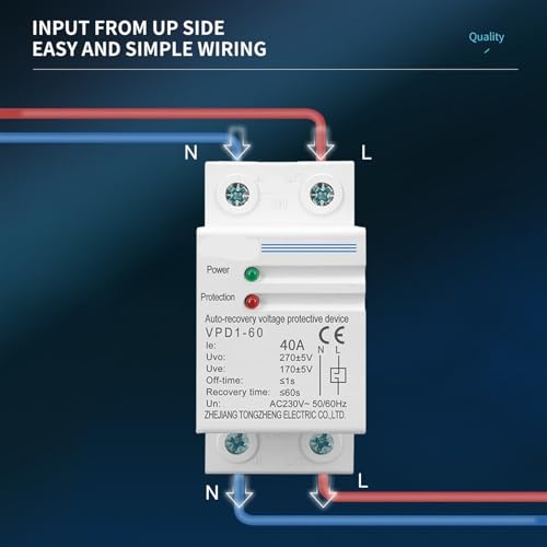 Surtensions et sous-tensions résolues avec ce Rail Din 40A - 4