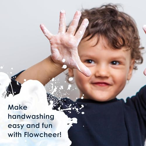 Image of flowcheer Foaming Hand Soap Tablet Refills-5 Sample Pack Hand Wash Tablets, Zero Waste Eco Friendly Cleaning Supplies-Fills 5 X 9 fl oz Refillable Foam Dispenser (45 Fl oz total)