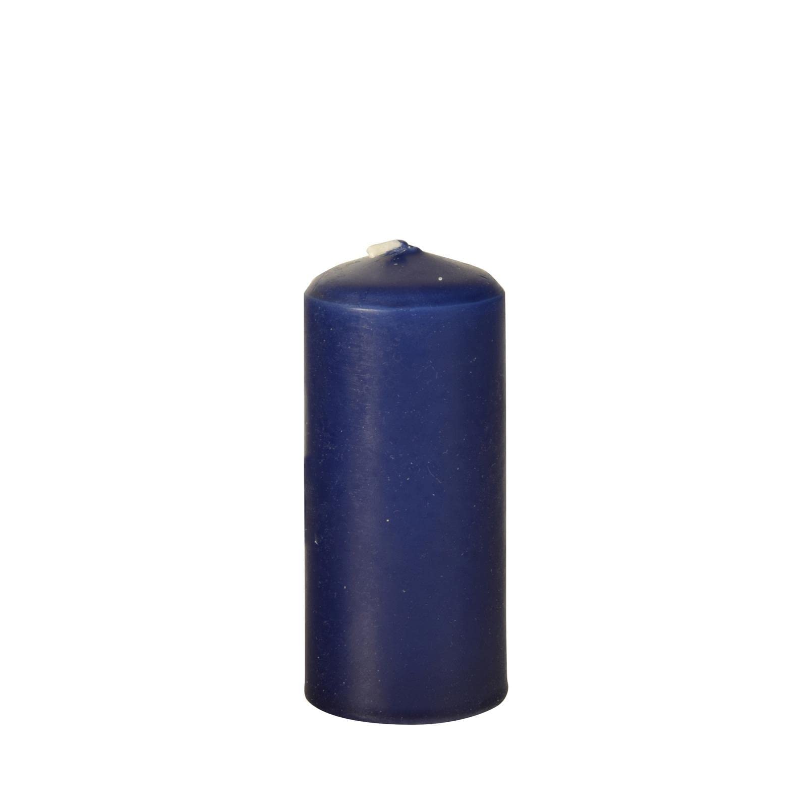 Papstar 17916 - Velas, diámetro de 40 mm, 90 mm, 10 Unidades, Color Azul Oscuro