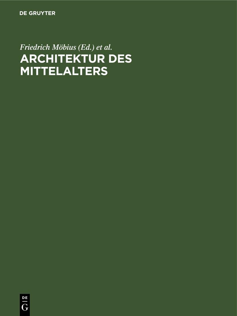 Architektur des Mittelalters, un ouvrage de référence pour bibliothèque d'art