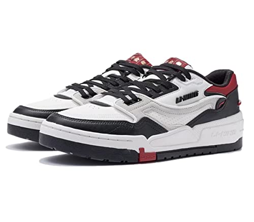 Li-Ning Xiao Zhan Men 001 Btc Rich Everyday Lifestyle Shoes Leisure Sneakers Wearable Lining Dual Cushion Sport Shoes Black Red Agcs023-3H Us 10 #TOP1