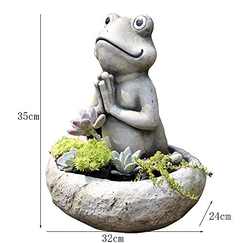 Figurine Décorative Chien Assis Sur Gazon Artificiel Peluche