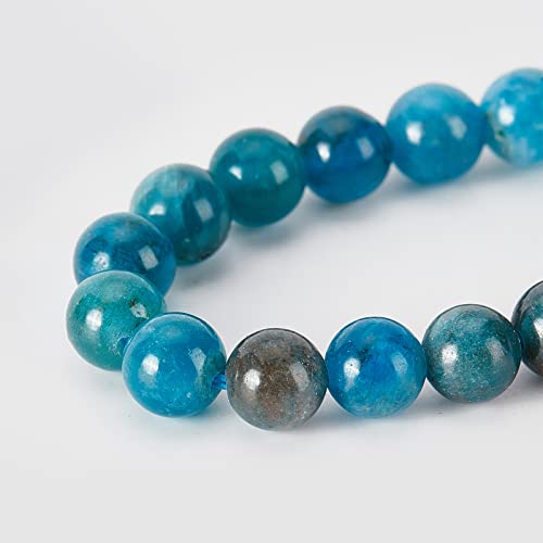 OLYCRAFT 62pcs Natural Apatite Beads 6.5mm Ocean Blue Apatite Beads Gemstone Beads Energy Stone Round Loose Beads for Bracelet Necklace Jewelry Making - Image 3