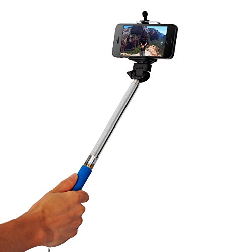 Blu Portatile Selfie Monopiede Telescopico