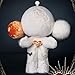 POP MART MEGA α SKULLPANDA 400% White Moon, 12.99 inches Height, Toys for Modern Home Decor, Collectible Toy Set for Desk Accessories