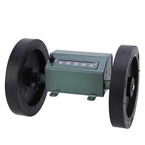 Image of Length Yard Counter meter counter Z96-F meter counter 0-9999.9 Made of Stainless Steel and Rubber Material Meters Rolling Yard Counte, for Artificial Leather Herramientas para Medicion y Diseno