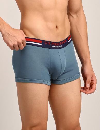 Image of U.S. Polo ASSN. Mens I641 Anti Microbial Essential Boxer Underwear Brief -Pack of 2