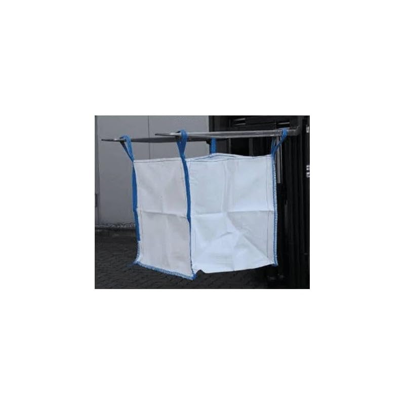 HunnyGoods Ltd 1 Tonne Bulk Bags | Trade Grade FIBC Builders Dumpy Bags 1000kg | Commercial Garden & Construction Waste | 85x85x85cm White (30)