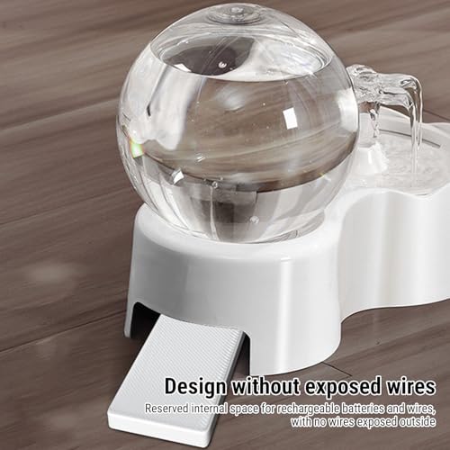 Fuente de agua automática para gatos 2.5L capacidad miniatura 5