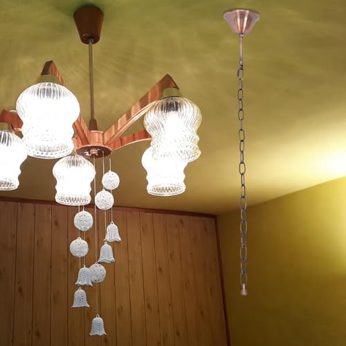 Cadena de hierro para ventilador de techo y lámpara con diseño europeo 6