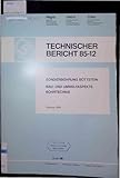 Sondierbohrung Böttstein. Bau- und Umweltaspekte, Bohrtechnik. Technischer Bericht 85-12. Februar 1985.