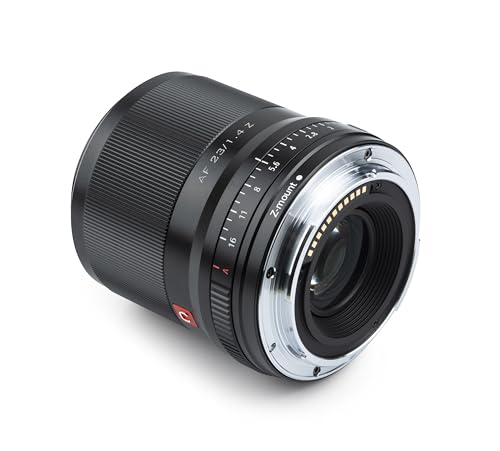 Image of VILTROX 23mm F1.4 f /1.4 Z Mount Lens, Wide-Angle APS-C Autofocus Lens for Nikon Z Mount Mirrorless Cameras Z5 Z50 Z6 Z6II Z7 Z7II ZFC Z30 Z9 Z8 (Black)
