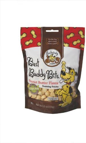 Best Buddy Bits Dog Treat Flavor: Peanut Butter, Quantity: 5.5-oz