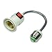 YCSSSD E27 Light Socket Extender Adapter,E27 to E27 Socket Extender,Bendable Flexible Gooseneck Adjustable Extension Light Bulb Socket Converter with Independent Switch Control