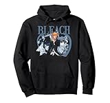 Bleach Ichigo with Blue Toned Group Color Anime Pullover Hoodie