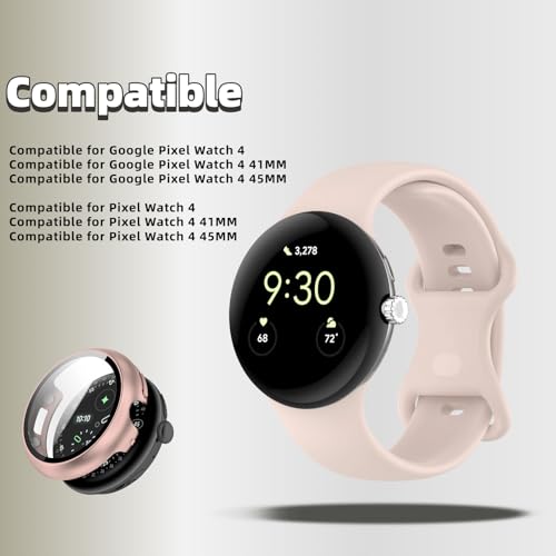 Correa silicona compatible Google Pixel Watch 4 41-45mm miniatura 2