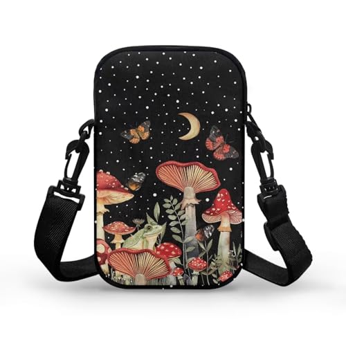 Small Messenger Bag for Women, 2 Layer Crossbody Bag with Adjustable Shoulder Strap2