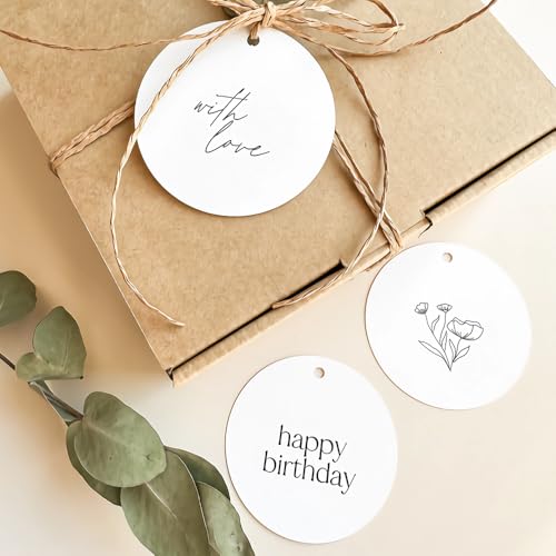 Jishiletao Etiquetas de presente personalizadas, etiquetas personalizadas para lembrancinhas, etique