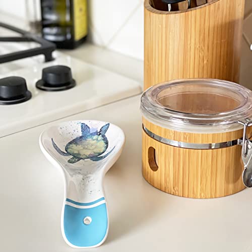 Large-Spoon-Holder-Sea-Turtle-Spoon-Rest-Nautical-Ocean-Beach-Decor-Utensil-HolderCeramic-Spoon-Holder-for-Kitchen-Keep-Stove-up-Clean-Great-Kitchen-Gift-for-Men-Women-Friends-Birthday 41Qg l0jrLL