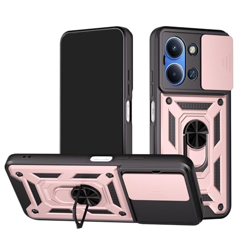 KOOLRIVER�EFor Redmi 15C 4G �P�[�X �ϏՌ� �J�o�[ �ԍڃz���_�[�Ή� �X�J���������Y�J�o�[�t�� �����Y�ی� ��̌^�X�}�z�����O�t�� �X�^���h�@�\ 2�d�\�� �X�g���b�v�� ������ �V���v�� For ���� �V���I�~ ���b�h�~�[(���[�Y