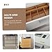 NUOBESTY Wooden Cube Storage Organizer Cash Holding Box Cubby Storage Bins for Desktop Supermarket Change Container