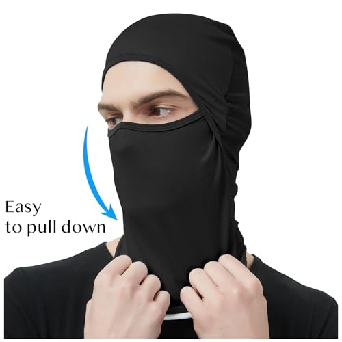 Image of Obacle Balaclava Face Mask Men Women for Sun Protection Motorcycle Fishing Raves