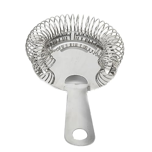 カクテルストレーナー ステンレス鋼アイスストレーナーカクテルアイスセパレーターアイスセパレーター漏斗メッシュ