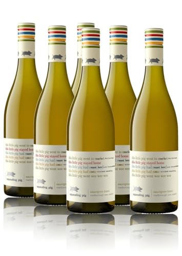 Squealing Pig Marlborough Sauvignon Blanc Wine 750 ml (Case of 6)