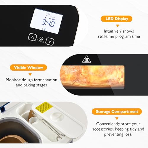 SUNVIVIPRO 21-in-1 Programmable Bread Machine ZBM001 の商品画像 8