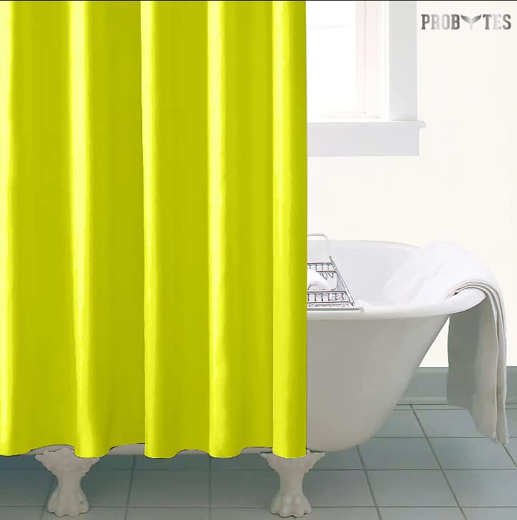 ProBytes Shower Curtain, Made of PEVA, Water Repellent, Mildew Resistant, 180x180cm, 71x71inch, Rail Hooks,Feather Light - Image 3
