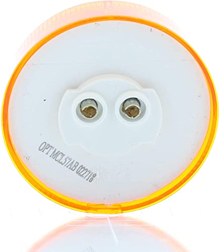 Optronics 2 1/2" Round Amber 2 Diode Led Marker Clearance Light Mcl527Ab #TOP3