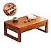 Produktbild Beistelltische Couchtisch Massivholz Tatami Couchtisch Kleiner Balkon Auf Wohnzimmer Balkon Student Tafelklavier Tisch (Color : Brown, Size : 50 * 40 * 30cm)