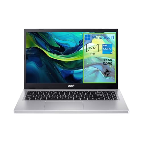 acer Aspire Go 15 AG15-71P-58ZW PC Portatile, Notebook, Processore Intel Core i5-1334U, RAM 32 GB DDR5, 1024 GB PCIe NVMe SSD, Display 15.6″ FHD, Scheda Grafica Intel Iris Xe, Windows 11 Home