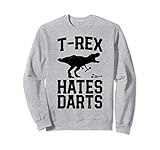 Photo Gallery t rex hates darts funny dart player dinosaur gifts men sport felpa Photo Gallery t rex hates darts funny dart player dinosaur gifts men sport felpa