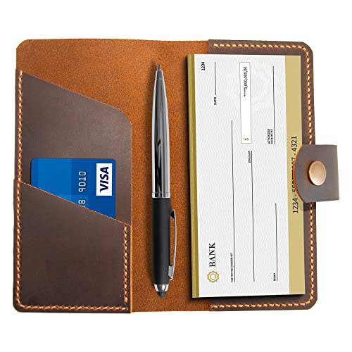 Personalized Checkbook Cover, Leather Checkbook, Checkbook Wallet And Holder, Checkbook Case, Custom Checkbook, Custom Checkbook Covers, Gift For Him,Customized Gifts