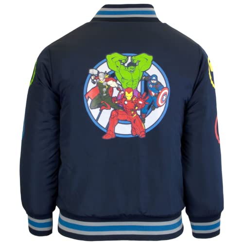 Image of Marvel Superheroes Boy's Bomber Jacket - Spider-Man, Miles Morales, Black Panther, Ghost-Spider, Venom Bomber Jacket for Kids
