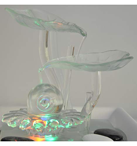 Zen'Light SCFV2FW Flower Fontaine d'Intérieur Blanc 24 x 24 x 27 cm - Image 3