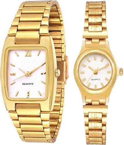 sba prime Analogue White Dial Watch for Men & Women (Couple) (B07T252TCC) Amazon Price History, Amazon Price Tracker