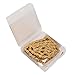 Bike Chain, 8 Speed Half Hollow Bike Speed Chain Lightweight Alloy Steel Cycling Chain External Chamfer Design for Mountain Road Bike Cycling (Gold)