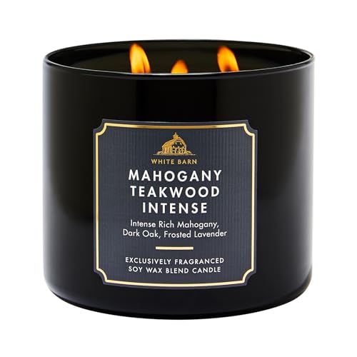 Bath & Body Works Mahogany Teakwood Intense 3-Wick Candle